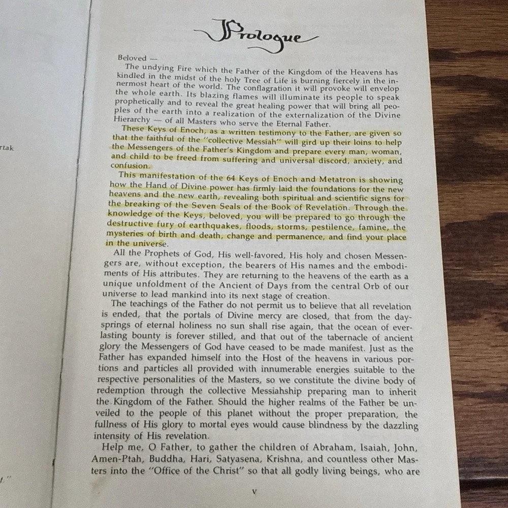 BOOK OF KNOWLEDGE KEYS OF ENOCH Hurtak Second Edition OCCULT Esoteric PHILOSOPHY